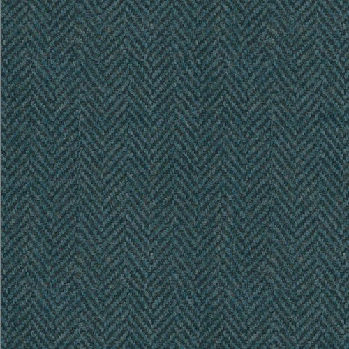 Original Teal Herringbone fabric swatch